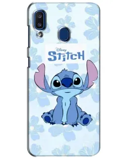 Чехол для Samsung Galaxy a20 2019 (A205F) с картинкой «Stitch среди цветов» Чехол для Samsung Galaxy a20 2019 (A205F) с картинкой «Stitch среди цветов»