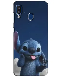 Чохол для Samsung Galaxy a20 2019 (A205F) з картинкою «Стіч у хмарах» Чохол для Samsung Galaxy a20 2019 (A205F) з картинкою «Стіч у хмарах»