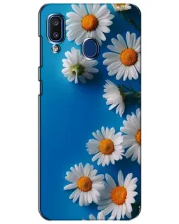 Чехол для Samsung Galaxy a20 2019 (A205F) с картинкой «Белоснежные маргаритки»
