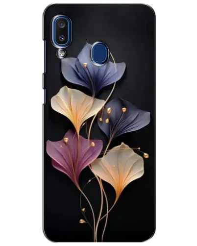 Чехол для Samsung Galaxy a20 2019 (A205F) с картинкой «Лиловые цветы грации» Чехол для Samsung Galaxy a20 2019 (A205F) с картинкой «Лиловые цветы грации»