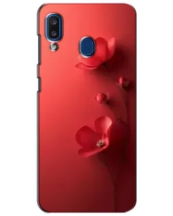 Чехол для Samsung Galaxy a20 2019 (A205F) с картинкой «Маковые соцветия»