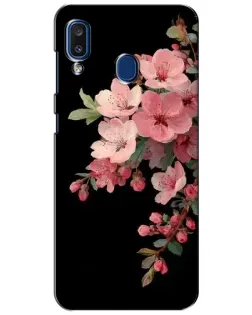 Чехол для Samsung Galaxy a20 2019 (A205F) с картинкой «Розовая ветка сакуры»