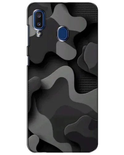Чехол для Samsung Galaxy a20 2019 (A205F) с картинкой «Темный абстрактный камуфляж» Чехол для Samsung Galaxy a20 2019 (A205F) с картинкой «Темный абстрактный камуфляж»