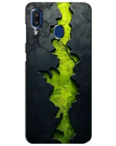Чехол для Samsung Galaxy a20 2019 (A205F) с картинкой «Салатовый разлом скалы» Чехол для Samsung Galaxy a20 2019 (A205F) с картинкой «Салатовый разлом скалы»