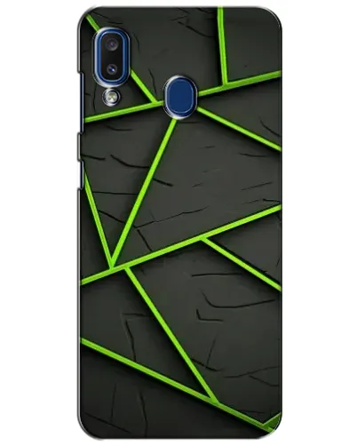 Чехол для Samsung Galaxy a20 2019 (A205F) с картинкой «Зеленые геометрические линии» Чехол для Samsung Galaxy a20 2019 (A205F) с картинкой «Зеленые геометрические линии»