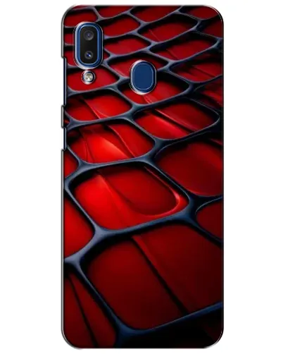 Чехол для Samsung Galaxy a20 2019 (A205F) с картинкой «Красная глянцевая сетка» Чехол для Samsung Galaxy a20 2019 (A205F) с картинкой «Красная глянцевая сетка»