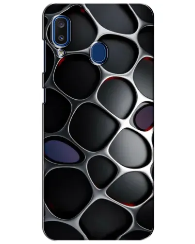 Чехол для Samsung Galaxy a20 2019 (A205F) с картинкой «Объемная темная решетка» Чехол для Samsung Galaxy a20 2019 (A205F) с картинкой «Объемная темная решетка»