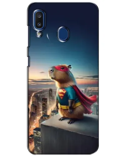 Чехол для Samsung Galaxy a20 2019 (A205F) с картинкой «Капи-мен супергерой» Чехол для Samsung Galaxy a20 2019 (A205F) с картинкой «Капи-мен супергерой»