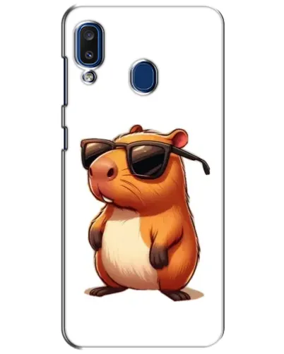 Чехол для Samsung Galaxy a20 2019 (A205F) с картинкой «Капибара в очках» Чехол для Samsung Galaxy a20 2019 (A205F) с картинкой «Капибара в очках»