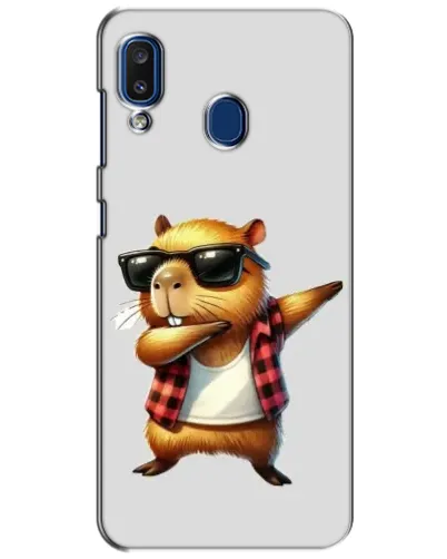 Чехол для Samsung Galaxy a20 2019 (A205F) с картинкой «Капибара рэпер даб» Чехол для Samsung Galaxy a20 2019 (A205F) с картинкой «Капибара рэпер даб»