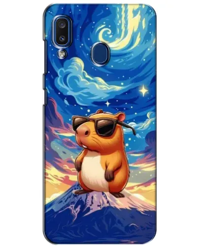 Чехол для Samsung Galaxy a20 2019 (A205F) с картинкой «Капибара Ван Гога» Чехол для Samsung Galaxy a20 2019 (A205F) с картинкой «Капибара Ван Гога»