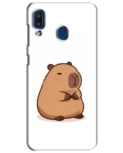Чехол для Samsung Galaxy a20 2019 (A205F) с картинкой «Толстенькая капибара» Чехол для Samsung Galaxy a20 2019 (A205F) с картинкой «Толстенькая капибара»
