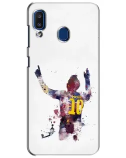 Чехол для Samsung Galaxy a20 2019 (A205F) с картинкой «Messi Barca»