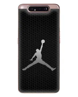 Чехол для Samsung Galaxy a80 2019 ( A805F ) с картинкой «Jordan Dark Carbon»