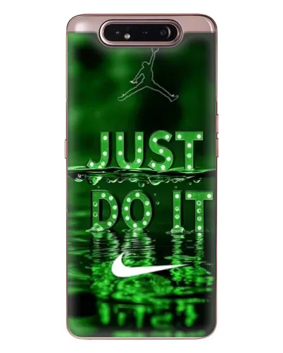 Чехол для Samsung Galaxy a80 2019 ( A805F ) с картинкой «Зеленый неоновый Nike»