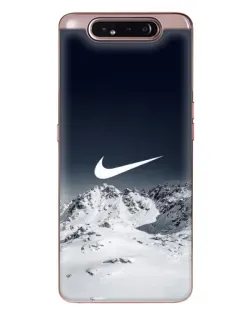 Чехол для Samsung Galaxy a80 2019 ( A805F ) с картинкой «Nike — зимние горы»