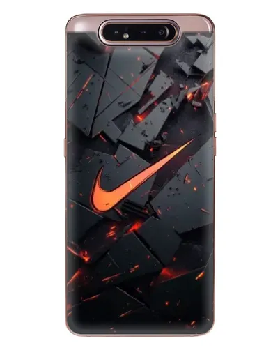 Чехол для Samsung Galaxy a80 2019 ( A805F ) с картинкой «Nike — эффект разломов»