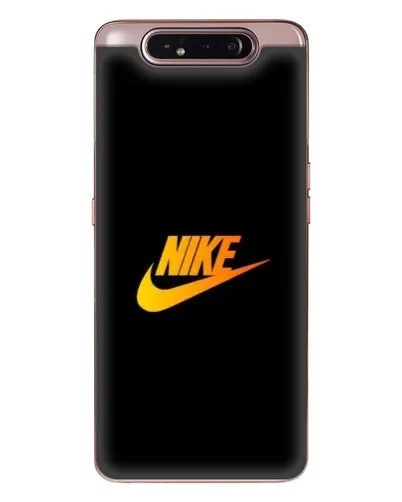 Чехол для Samsung Galaxy a80 2019 ( A805F ) с картинкой «Золотой логотип Nike»