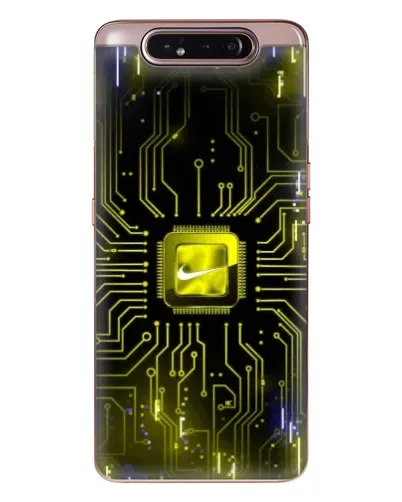 Чехол для Samsung Galaxy a80 2019 ( A805F ) с картинкой «Nike — золотая искра»