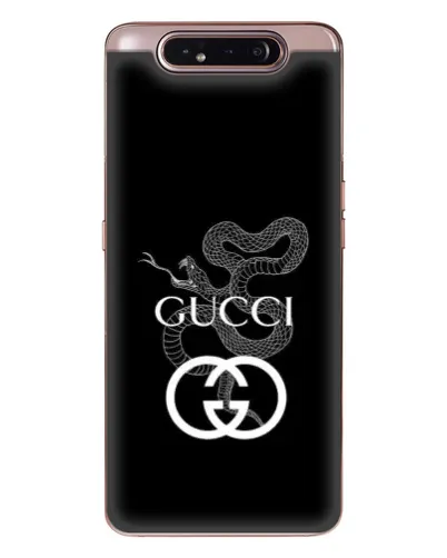 Чехол для Samsung Galaxy a80 2019 ( A805F ) с картинкой «Gucci — серебряная змея»