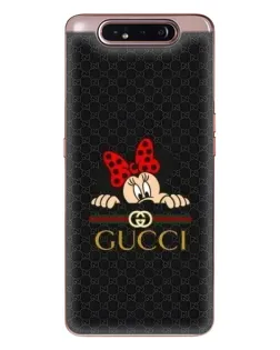 Чехол для Samsung Galaxy a80 2019 ( A805F ) с картинкой «Минни Маус Gucci — черный»