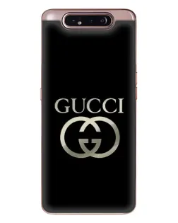 Чохол для Samsung Galaxy a80 2019 ( A805F ) з картинкою «Gucci — золото на чорному»