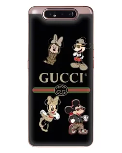 Чохол для Samsung Galaxy a80 2019 ( A805F ) з картинкою «Gucci — герої Disney та монограма»