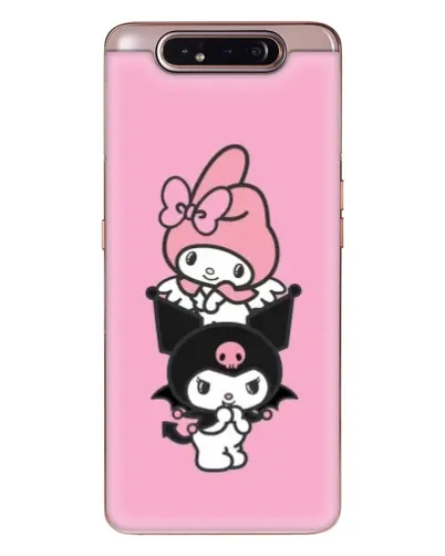 Чехол для Samsung Galaxy a80 2019 ( A805F ) с картинкой «My Melody и Kuromi»
