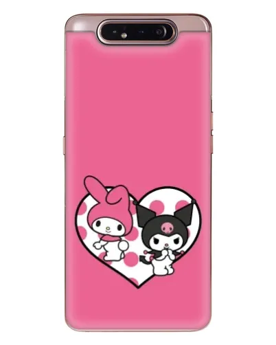 Чехол для Samsung Galaxy a80 2019 ( A805F ) с картинкой «Kuromi и My Melody»