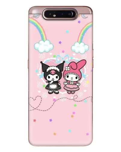 Чехол для Samsung Galaxy a80 2019 ( A805F ) с картинкой «My Melody и Kuromi»