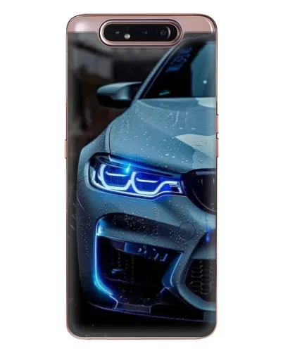 Чехол для Samsung Galaxy a80 2019 ( A805F ) с картинкой «Взгляд BMW с синими фарами» Чехол для Samsung Galaxy a80 2019 ( A805F ) с картинкой «Взгляд BMW с синими фарами»