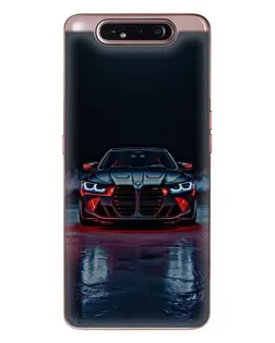 Чехол для Samsung Galaxy a80 2019 ( A805F ) с картинкой «BMW на мокрой дороге»