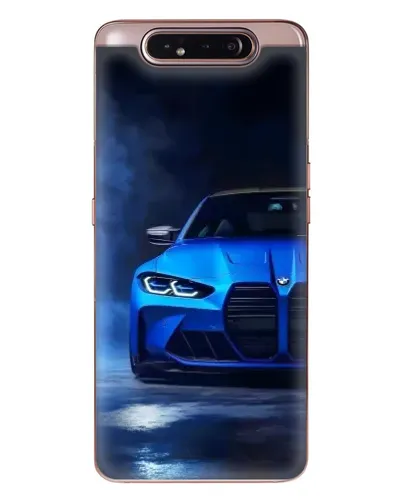 Чехол для Samsung Galaxy a80 2019 ( A805F ) с картинкой «Голубая BMW M4» Чехол для Samsung Galaxy a80 2019 ( A805F ) с картинкой «Голубая BMW M4»