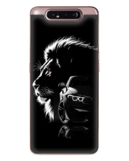Чехол для Samsung Galaxy a80 2019 ( A805F ) с картинкой «BMW и лев»