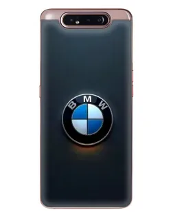 Чехол для Samsung Galaxy a80 2019 ( A805F ) с картинкой «Логотип BMW — минимализм»