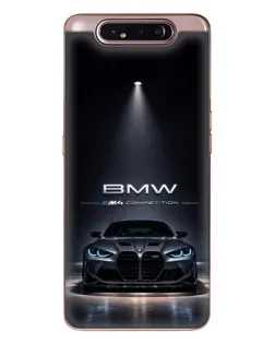 Чохол для Samsung Galaxy a80 2019 ( A805F ) з картинкою «BMW крізь нічне місто»