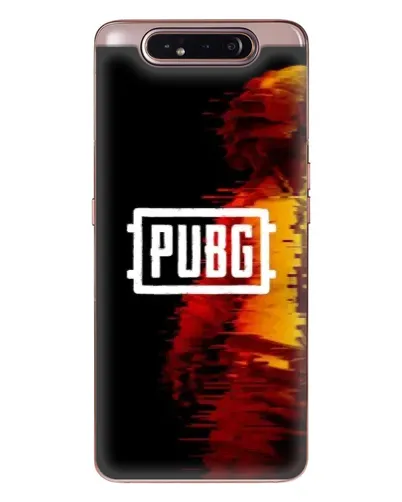 Чехол для Samsung Galaxy a80 2019 ( A805F ) с картинкой «Яркий логотип PUBG»