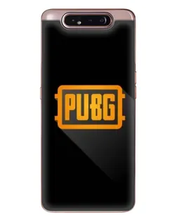 Чехол для Samsung Galaxy a80 2019 ( A805F ) с картинкой «PUBG — рамка лого»