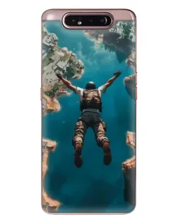 Чехол для Samsung Galaxy a80 2019 ( A805F ) с картинкой «PUBG — свободное падение»