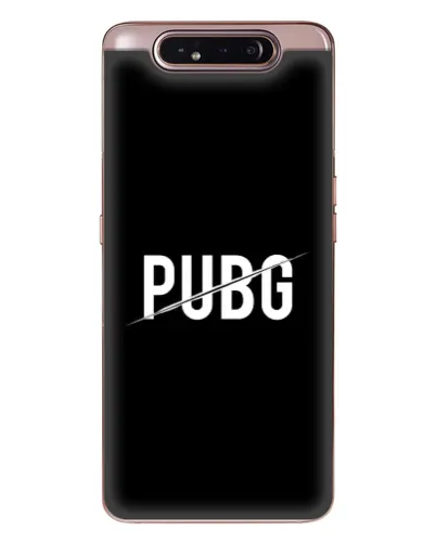 Чехол для Samsung Galaxy a80 2019 ( A805F ) с картинкой «PUBG — белый логотип»