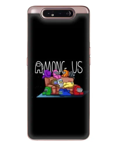 Чехол для Samsung Galaxy a80 2019 ( A805F ) с картинкой «Логотип Among Us»
