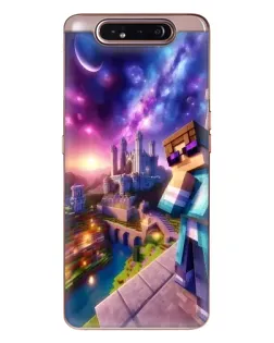 Чохол для Samsung Galaxy a80 2019 ( A805F ) з картинкою «Стів та космос» Чохол для Samsung Galaxy a80 2019 ( A805F ) з картинкою «Стів та космос»
