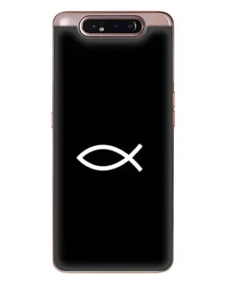 Чохол для Samsung Galaxy a80 2019 ( A805F ) з картинкою «Символ риби Jesus»