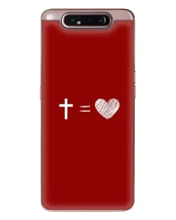 Чохол для Samsung Galaxy a80 2019 ( A805F ) з картинкою «Рівняння любові»