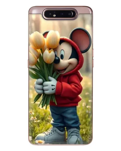 Чехол для Samsung Galaxy a80 2019 ( A805F ) с картинкой «Микки с тюльпанами» Чехол для Samsung Galaxy a80 2019 ( A805F ) с картинкой «Микки с тюльпанами»