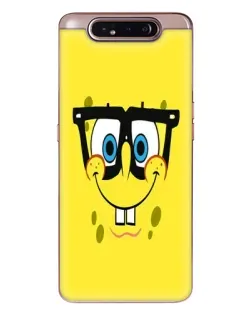Чохол для Samsung Galaxy a80 2019 ( A805F ) з картинкою «Мінімалістичний Спанч Боб»