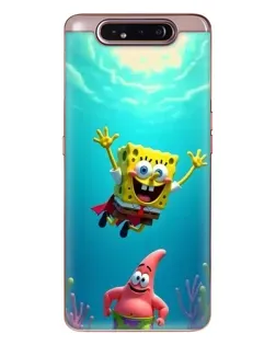 Чохол для Samsung Galaxy a80 2019 ( A805F ) з картинкою «Спанч Боб під водою»