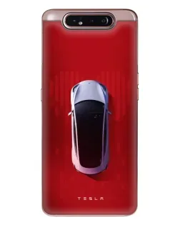 Чехол для Samsung Galaxy a80 2019 ( A805F ) с картинкой «Tesla Top View» Чехол для Samsung Galaxy a80 2019 ( A805F ) с картинкой «Tesla Top View»