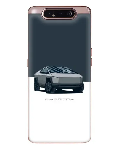 Чехол для Samsung Galaxy a80 2019 ( A805F ) с картинкой «Серебристый Cybertruck Tesla» Чехол для Samsung Galaxy a80 2019 ( A805F ) с картинкой «Серебристый Cybertruck Tesla»