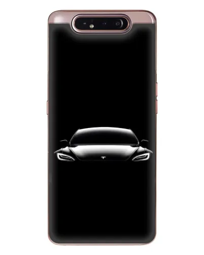 Чехол для Samsung Galaxy a80 2019 ( A805F ) с картинкой «Фары Tesla Night» Чехол для Samsung Galaxy a80 2019 ( A805F ) с картинкой «Фары Tesla Night»